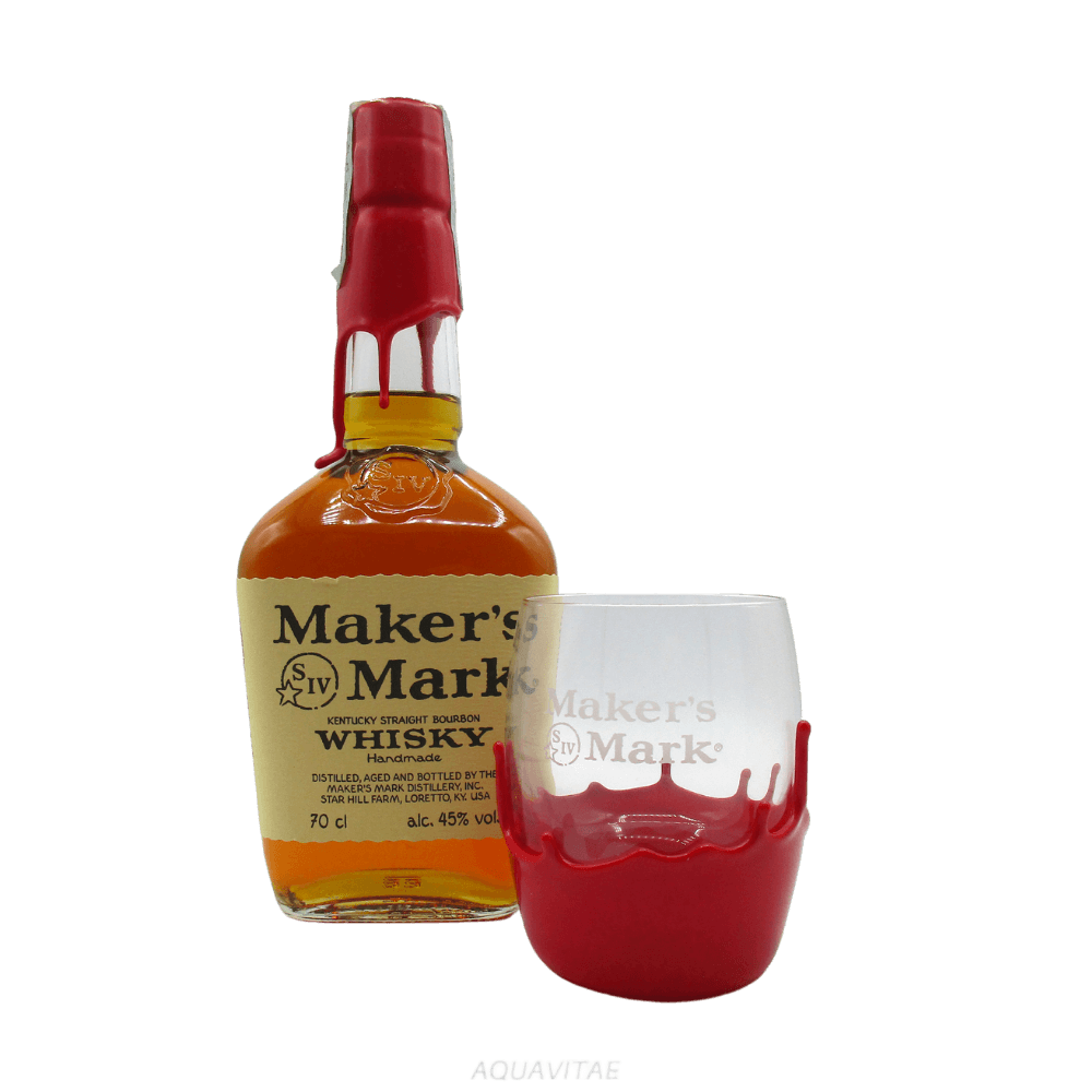 Whiskey Maker\'s Mark + Rocking Dipped - Whiskey Tribute Bourbon Glass